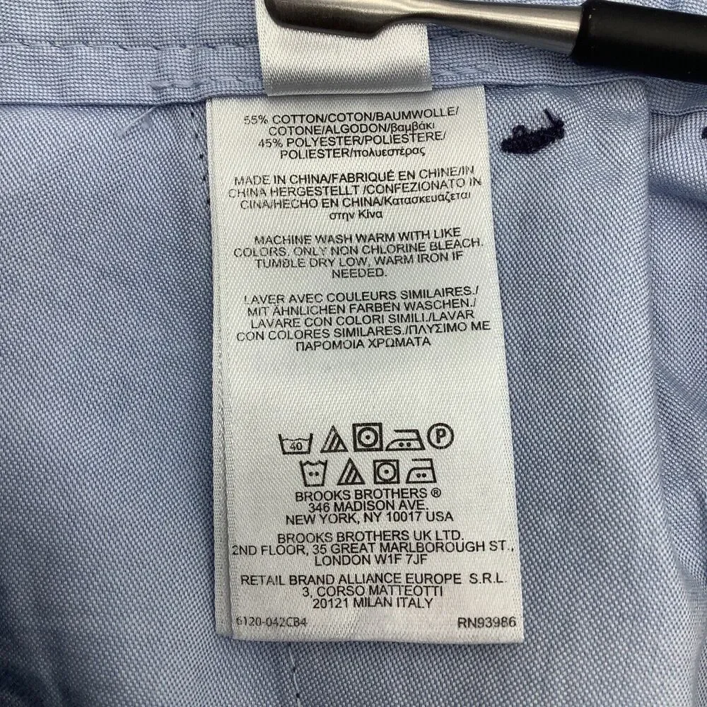 Brooks Brothers Mens Reyn Spooner Bermuda Shorts Blue‎ Size 34